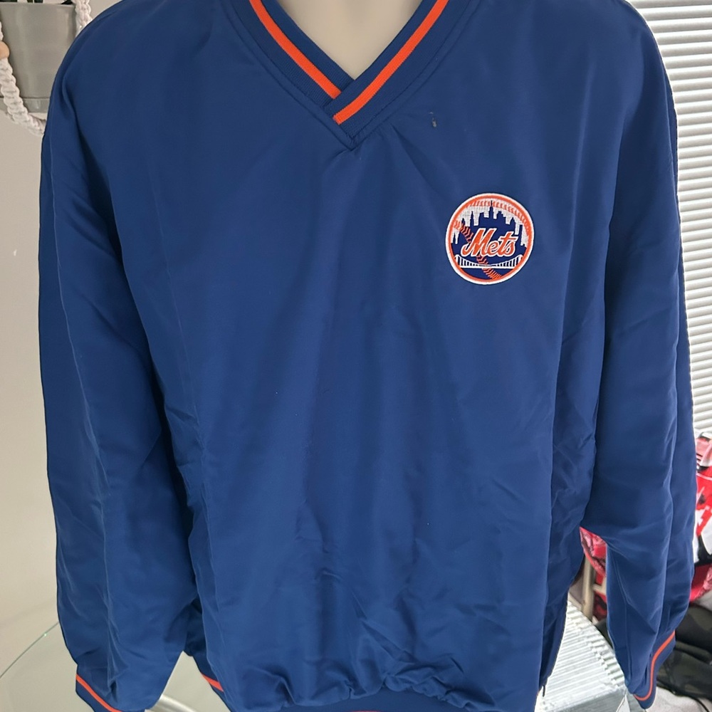 MLB Men's Blue Jersey with Orange Trim